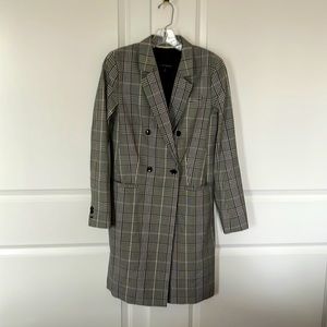 Womens Banana Republic plaid blazer/coat